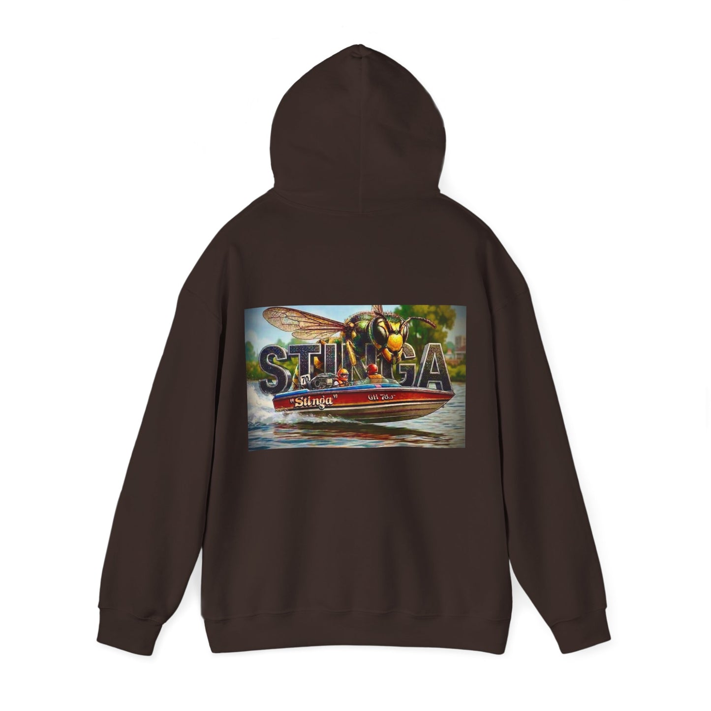 Copy of Copy of The Tribute Range - STINGA Australian Water Ski Racing Hoodie. Bad Lad Oz has paid homage to the iconic STINGA with our Tribute Collection