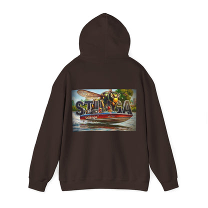 Copy of Copy of The Tribute Range - STINGA Australian Water Ski Racing Hoodie. Bad Lad Oz has paid homage to the iconic STINGA with our Tribute Collection