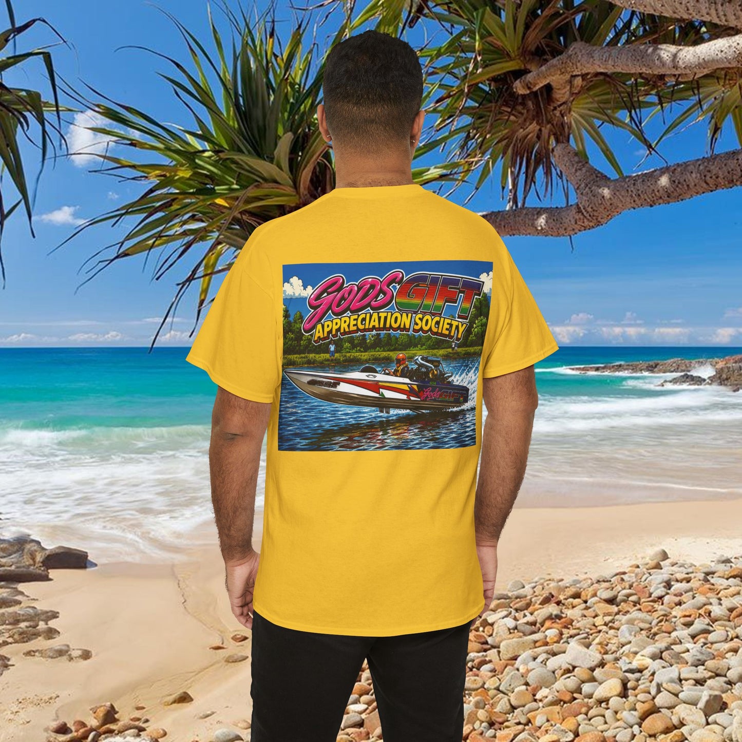 Gods Gift Appreciation Society - Tribute Range Australian Water Ski Racing Tee