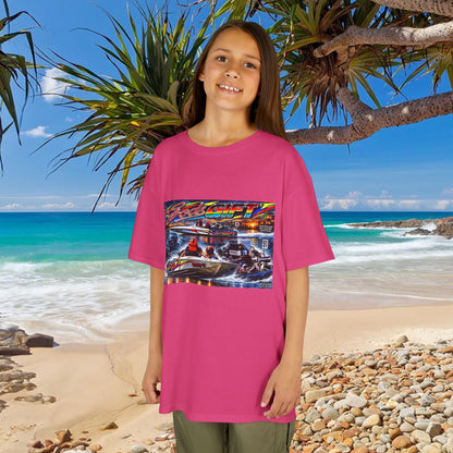 Gods Gift Kids Tribute Tshirt design is colourful and bright with some old school cool from Bad Lad Oz  A great unisex idea