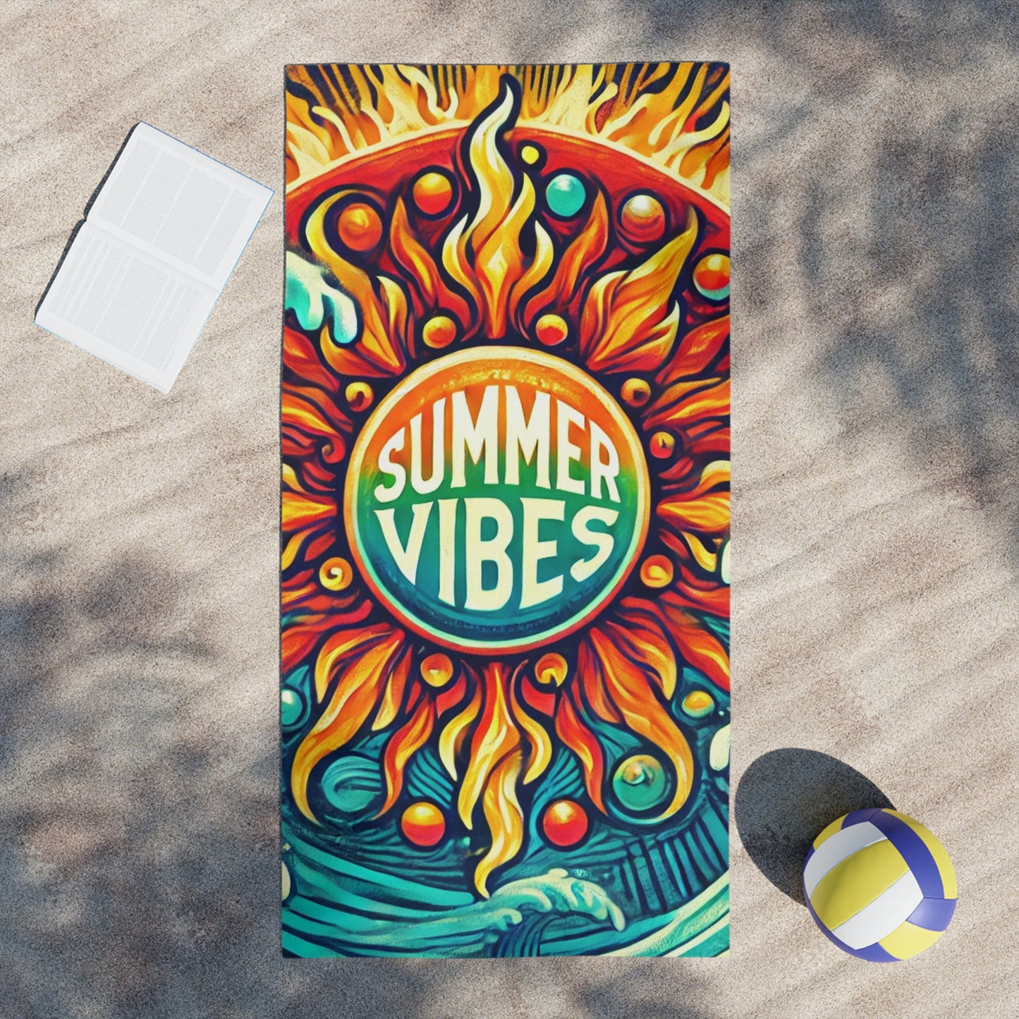 Summer Vibes Beach Towel