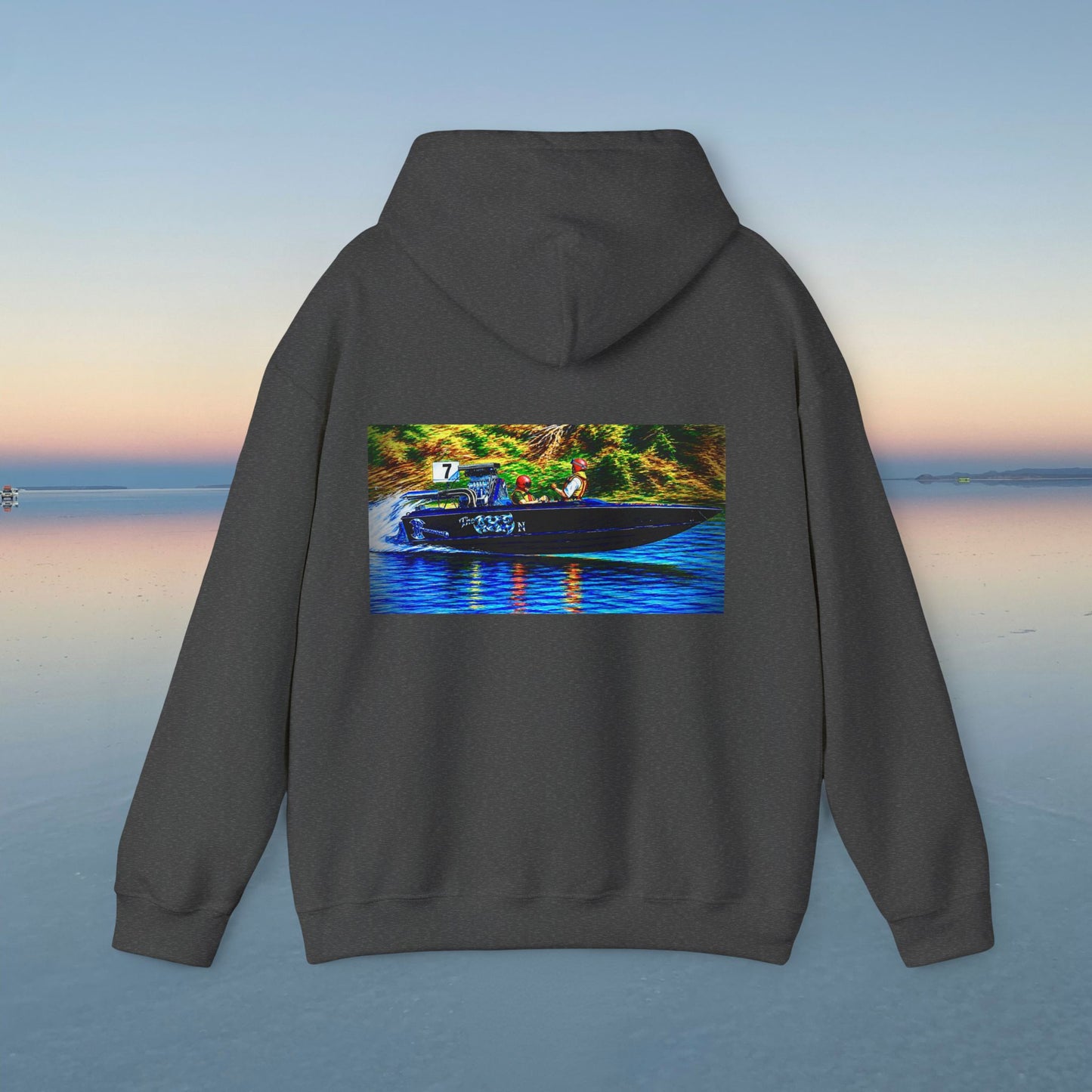 The Tribute Range - THE AXE -  Australian Water Ski Racing Hoodie. Bad Lad Oz has paid homage to the iconic THE AXE with our Tribute Collection