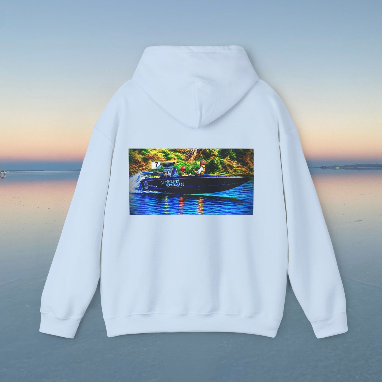 The Tribute Range - THE AXE -  Australian Water Ski Racing Hoodie. Bad Lad Oz has paid homage to the iconic THE AXE with our Tribute Collection