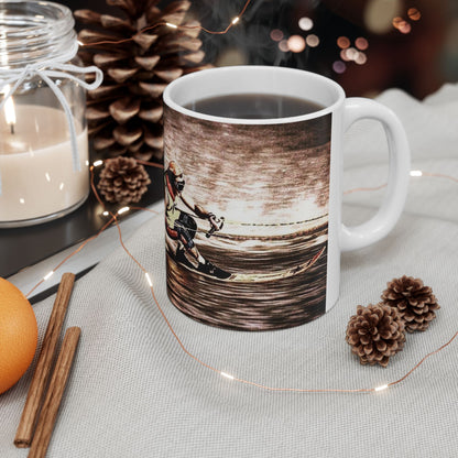 Iconic Down Low Water Ski Racing Mug