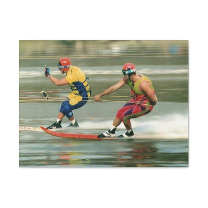 The Bird Water Skiing Canvas Wall Art