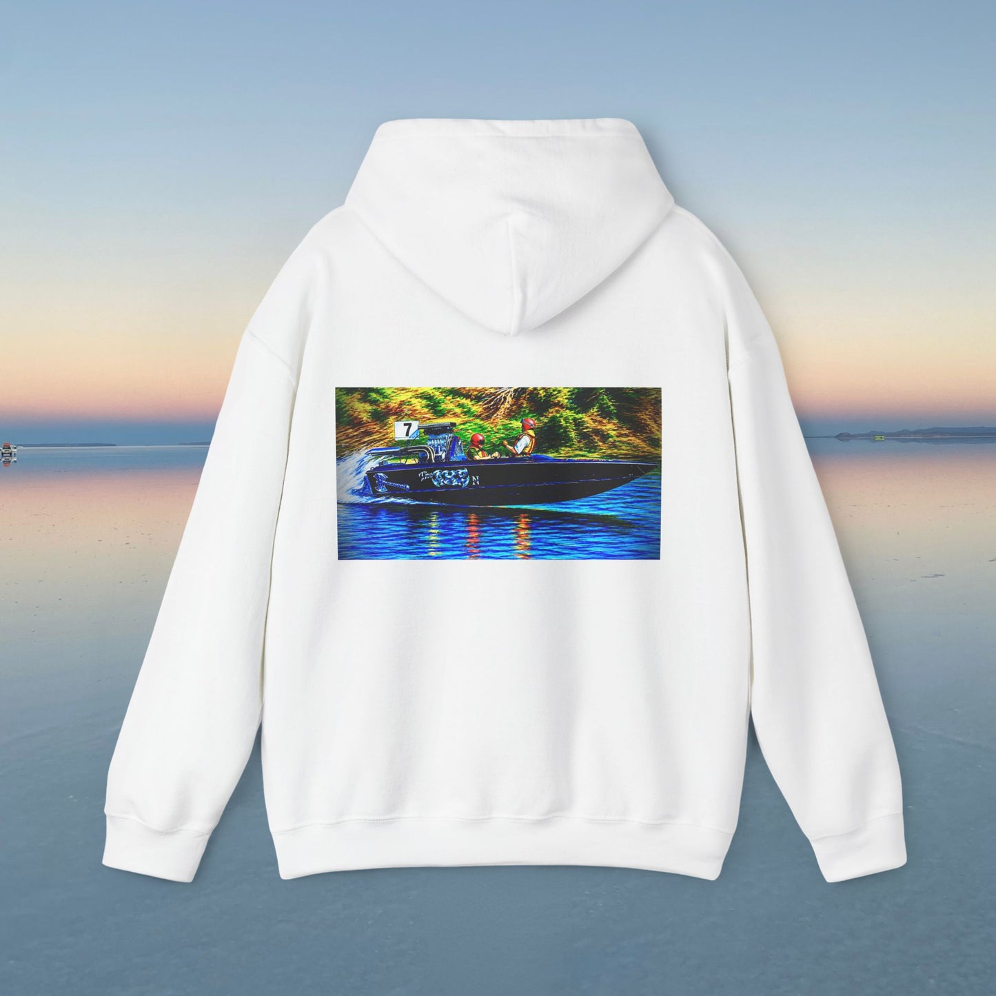 The Tribute Range - THE AXE -  Australian Water Ski Racing Hoodie. Bad Lad Oz has paid homage to the iconic THE AXE with our Tribute Collection
