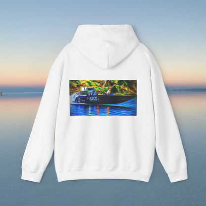 The Tribute Range - THE AXE -  Australian Water Ski Racing Hoodie. Bad Lad Oz has paid homage to the iconic THE AXE with our Tribute Collection