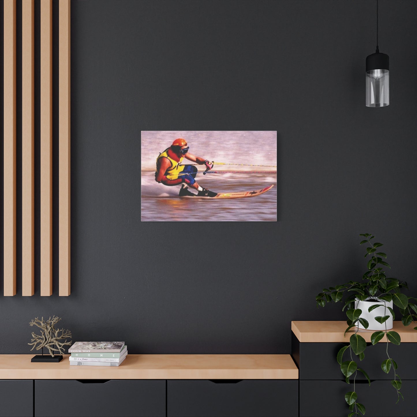 Australian Water Skiing Canvas Wall Art - Down Low