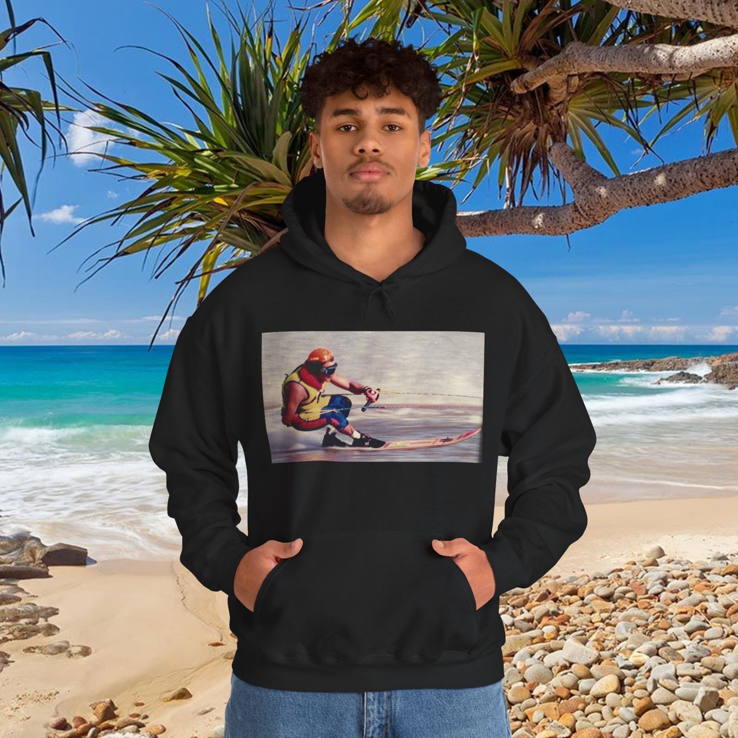 Down Low Water Ski Racing Hoodie