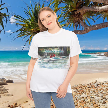 ISLAND 🏝️ COOLER Australian Water Ski Racing Tribute Range T-shirt Celebrates the Original Kings of the Murray