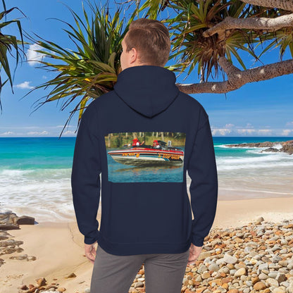 The Tribute Range - featuring the Iconic Top Gun. This Bad Lad Oz  Australian Water Ski Racing Hoodie, will keep you toasty warm.  sweatshirt