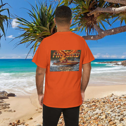 FIREBIRD Australian Water Ski Racing Tribute T-shirt celebrating a favourite of the sport globally for multiple decades and Championships