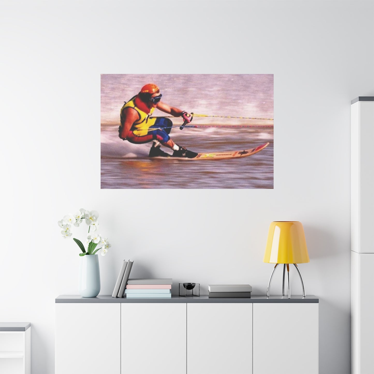 Australian Water Skiing Canvas Wall Art - Down Low