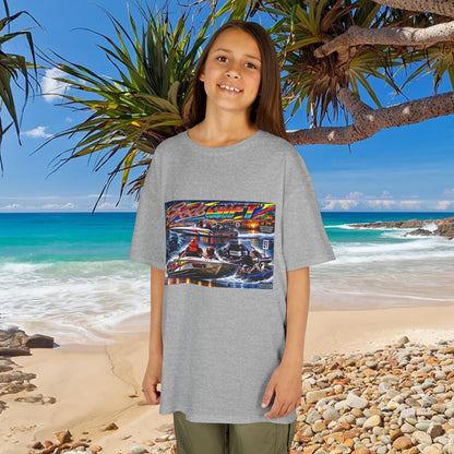 Gods Gift Kids Tribute Tshirt design is colourful and bright with some old school cool from Bad Lad Oz  A great unisex idea
