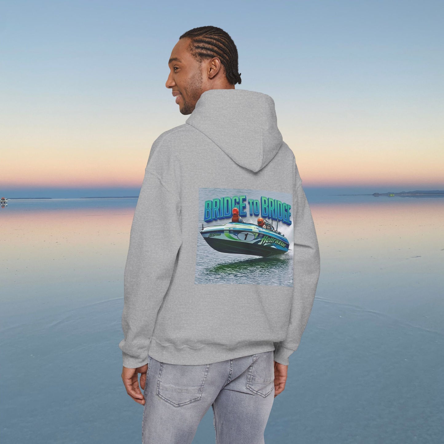 HELLRAZOR Bad Lad Oz Ski Racing Tribute Hoodie Aussie
