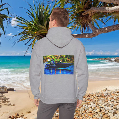 The Tribute Range - THE AXE -  Australian Water Ski Racing Hoodie. Bad Lad Oz has paid homage to the iconic THE AXE with our Tribute Collection