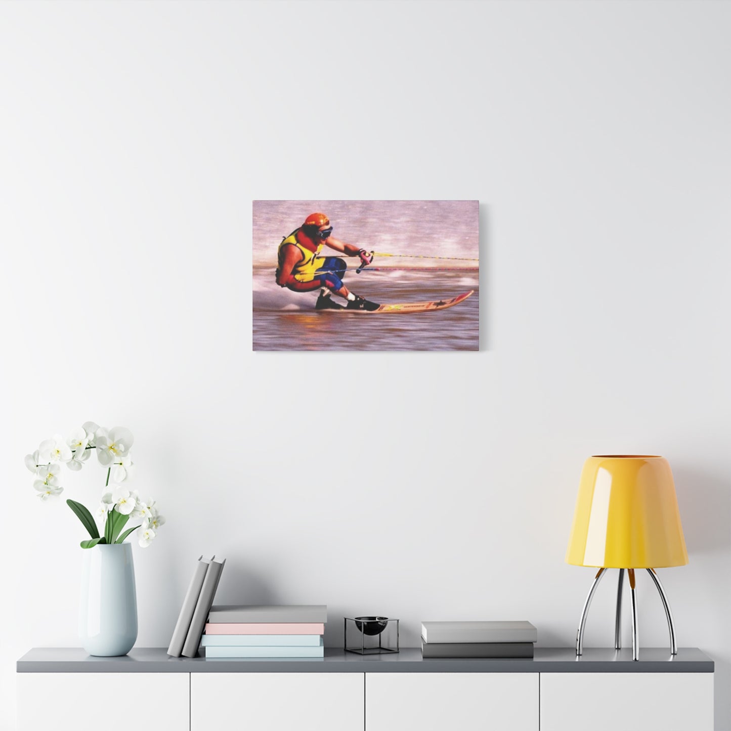 Australian Water Skiing Canvas Wall Art - Down Low