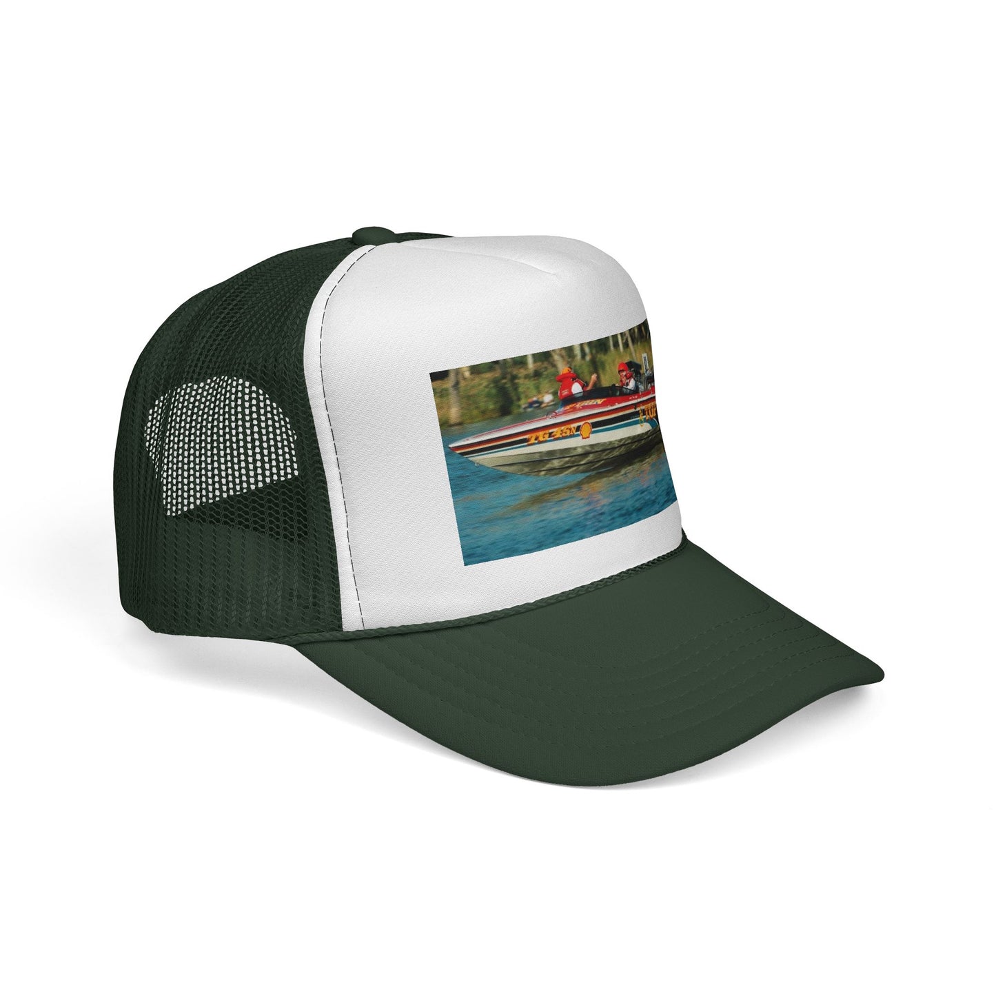 Australian Water Ski Racing Tribute Trucker Cap - TOP GUN ✈️ Bad Lad Oz celebrates the incredible success of the ski racing titan itself.