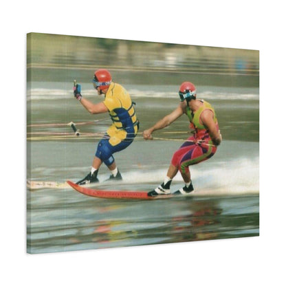 The Bird Water Skiing Canvas Wall Art