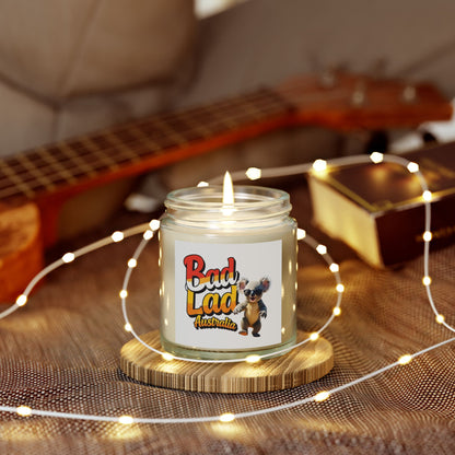 Bad Lad Koala Clear Glass Scented Candle