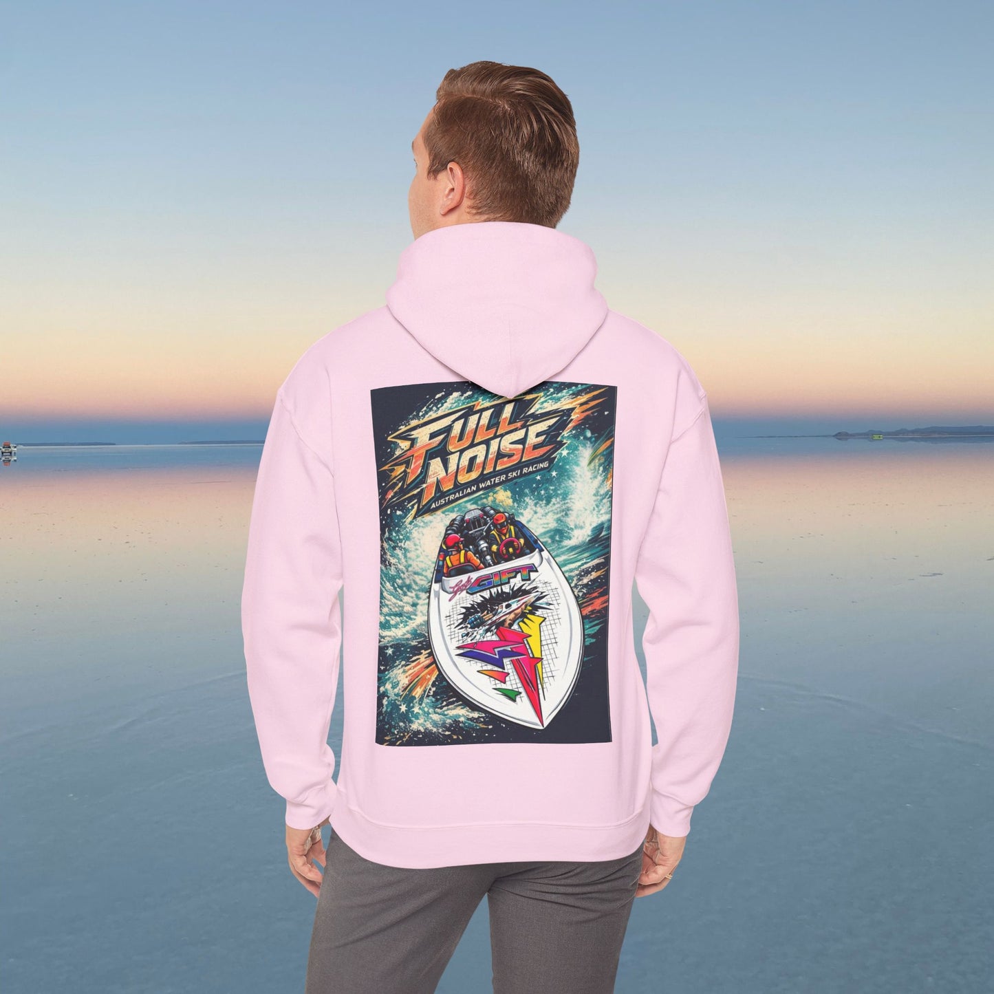 Gods Gift Water Ski Racing Hoodie | Powerboat Twin Turbo Retro Waterski Legend