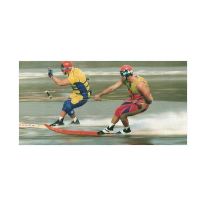 The Bird Water Skiing Canvas Wall Art