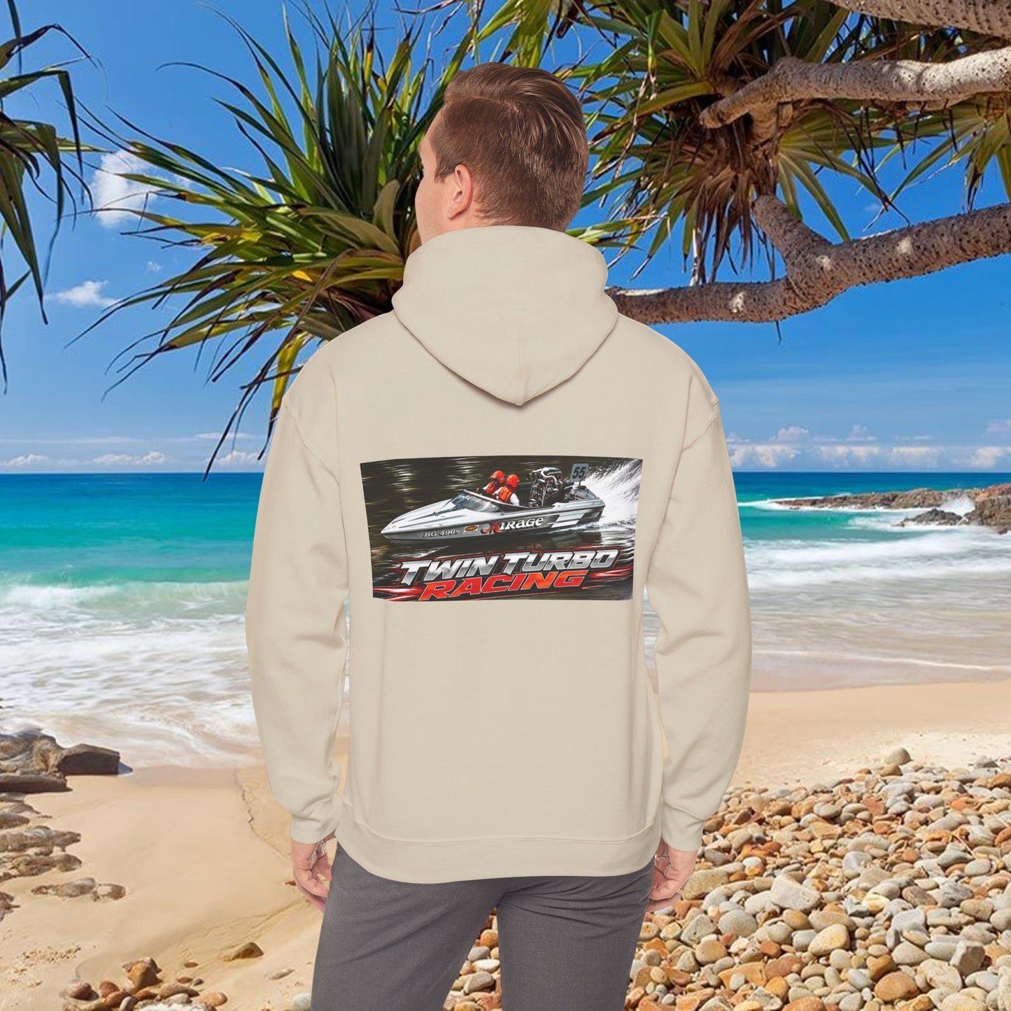 Bad Lad Oz Tribute Range - MIRAGE Australian Water Ski Racing Hoodie. Bad Lad Oz has paid homage to the iconic Mirage with our  Australian Water Ski Racing Tribute Collection