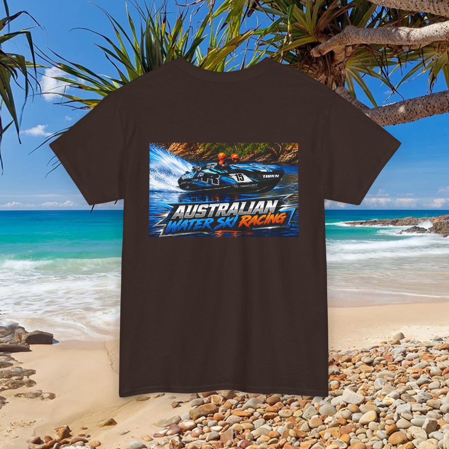 Australian Water Ski Racing Tee featuring the Champion Team from TR  Waterski Race T-shirts