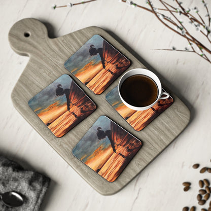 Reflection Cork Drink Coasters