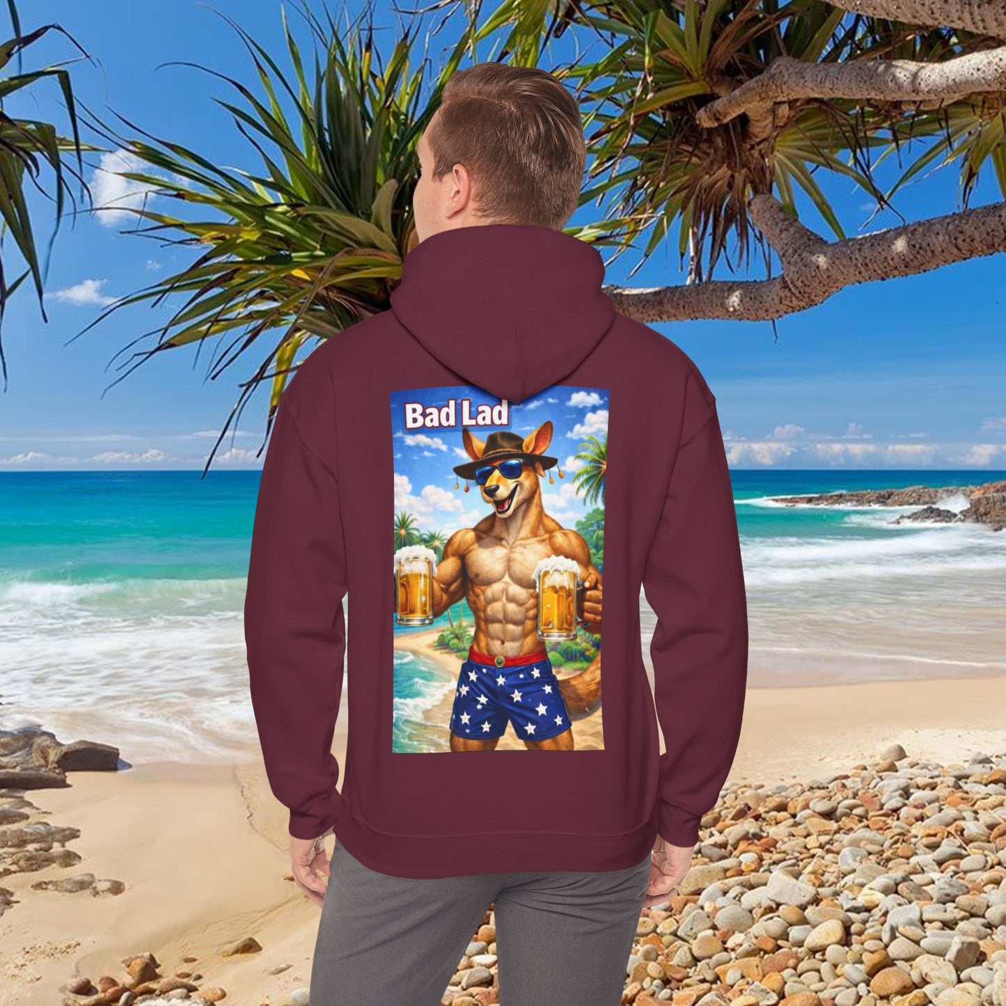 Bad Lad Oz Action Roo Collection Hoodie
