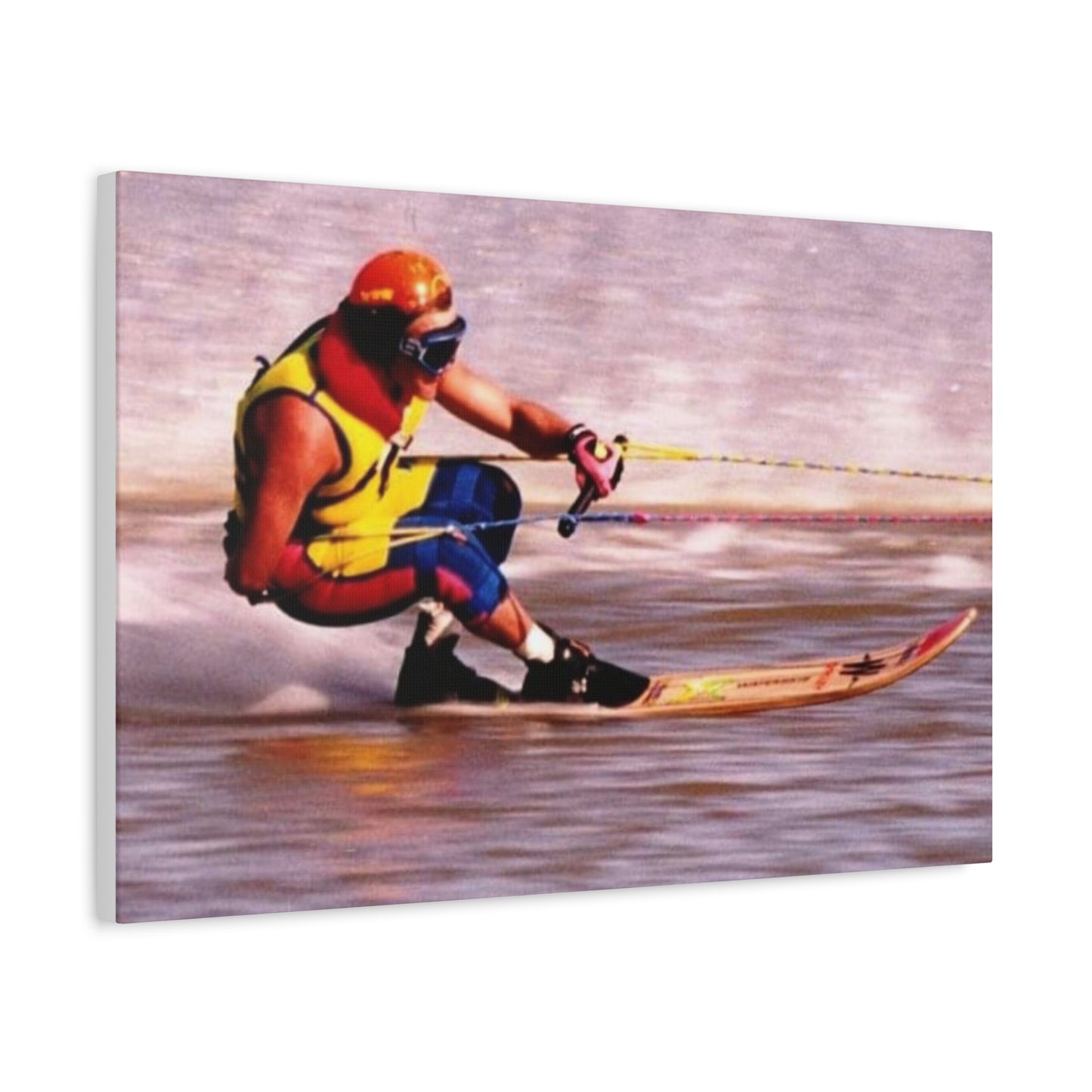 Australian Water Skiing Canvas Wall Art - Down Low