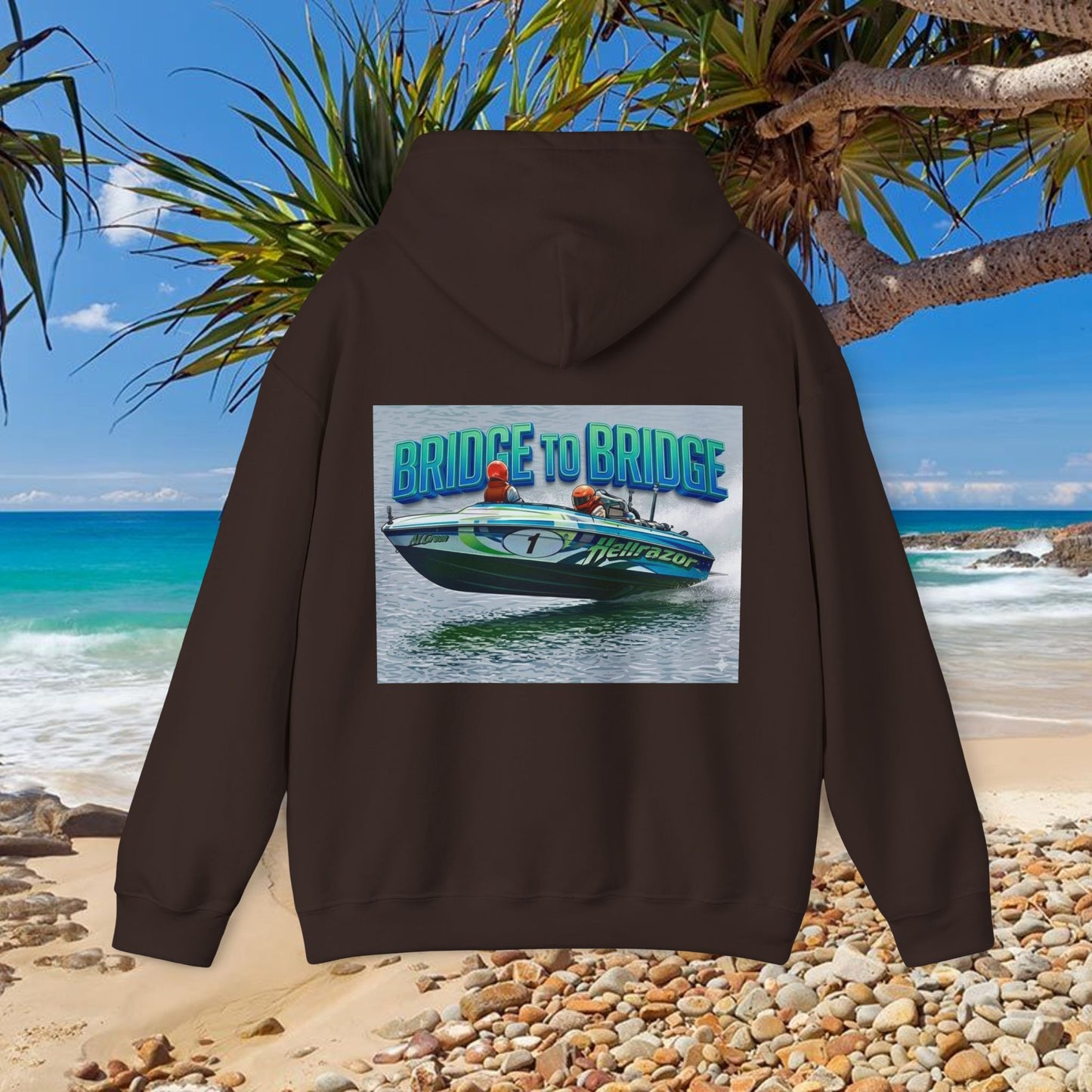 HELLRAZOR Bad Lad Oz Ski Racing Tribute Hoodie Aussie