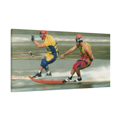 The Bird Water Skiing Canvas Wall Art