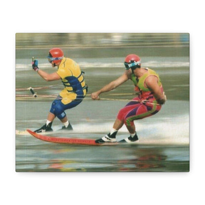 The Bird Water Skiing Canvas Wall Art