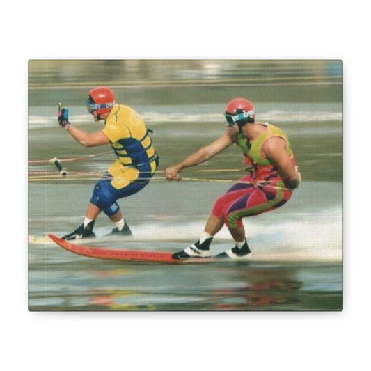 The Bird Water Skiing Canvas Wall Art