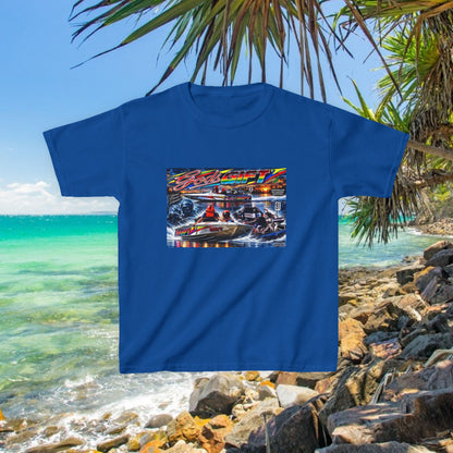 Gods Gift Kids Tribute Tshirt design is colourful and bright with some old school cool from Bad Lad Oz  A great unisex idea