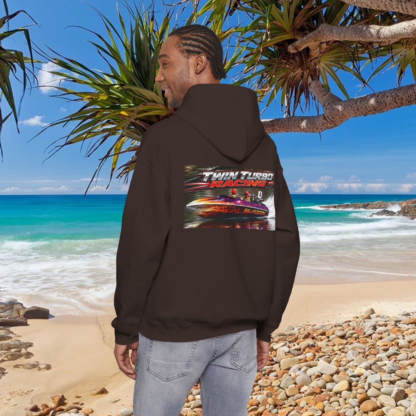 The Tribute Range - 🔥  BLAZEN’ 🔥 Australian Water Ski Racing Hoodie. Bad Lad Oz has paid homage to the iconic Blazen’ in memory of the late Noel Griffin