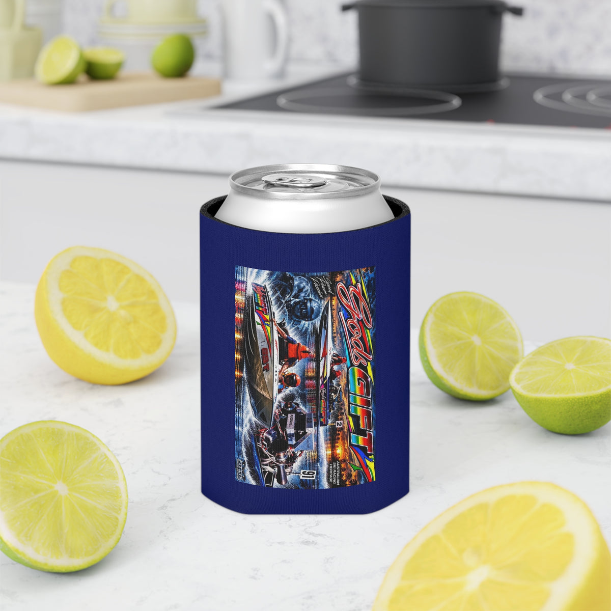 Gods Gift Tribute Stubbie Holder - Regular and Slim Size Exclusive Bad Lad Oz  Design Perfect Summer Gift