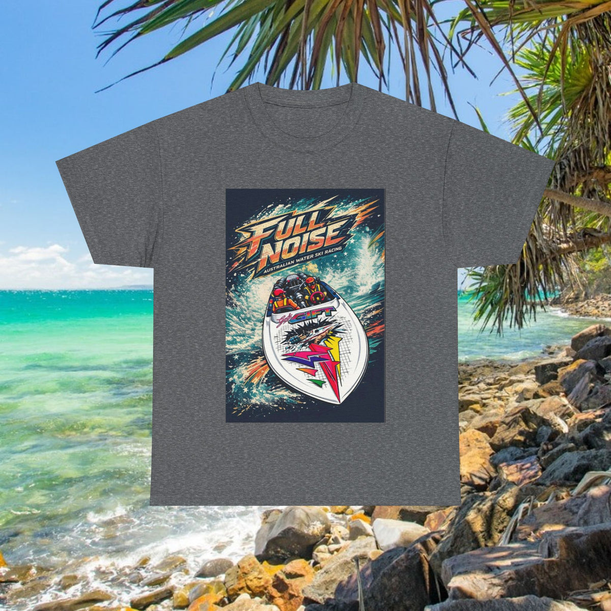 Gods Gift Australian Waterski Racing Boat Tribute Tee | Twin Turbo Old School Aussie Champion Game Changer