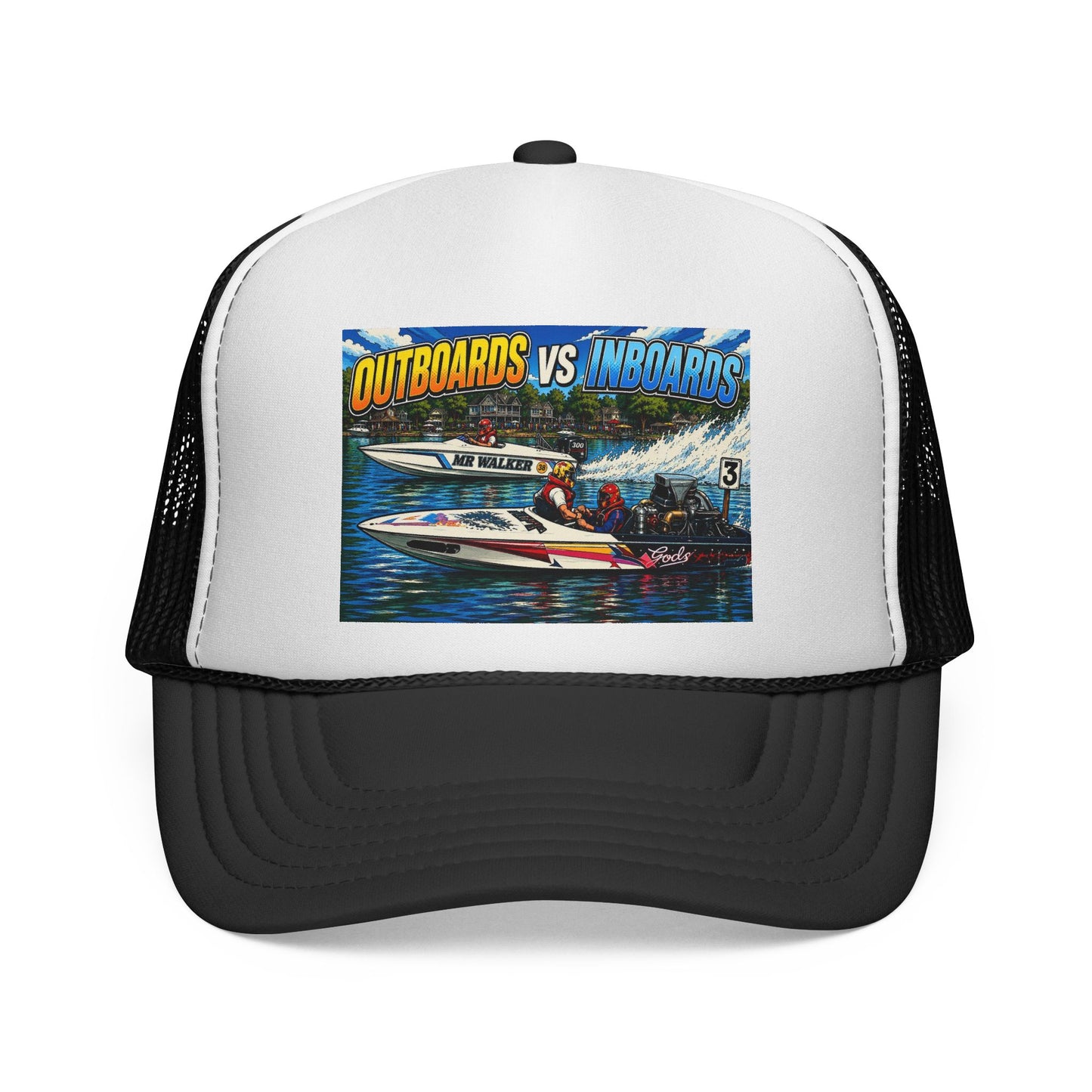 The Iconic GODS GIFT vs Mr WALKER Bad Lad Oz Water Ski Racing Tribute Trucker Cap