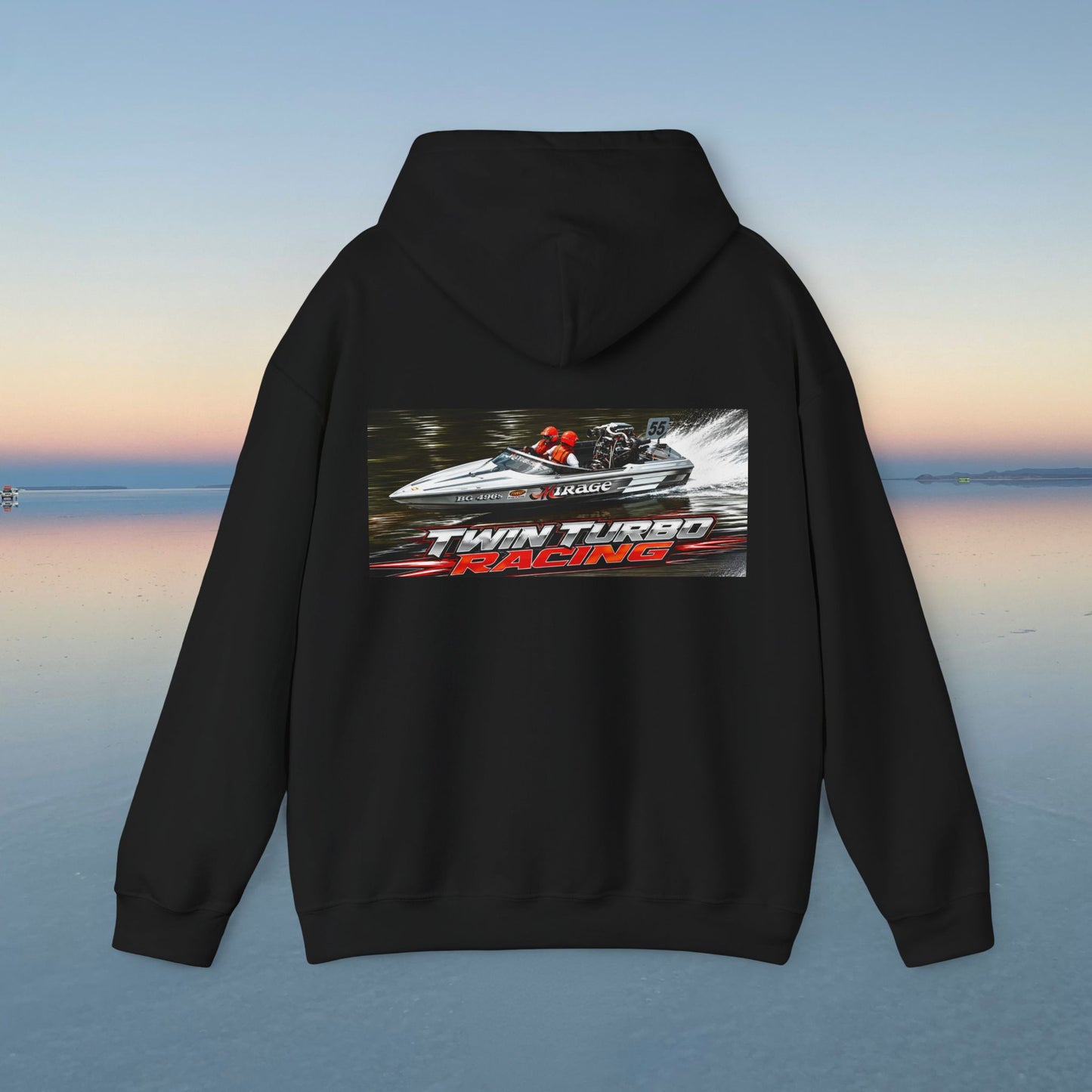 Bad Lad Oz Tribute Range - MIRAGE Australian Water Ski Racing Hoodie. Bad Lad Oz has paid homage to the iconic Mirage with our  Australian Water Ski Racing Tribute Collection