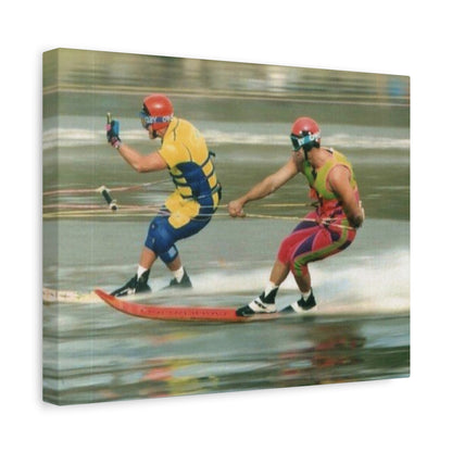The Bird Water Skiing Canvas Wall Art