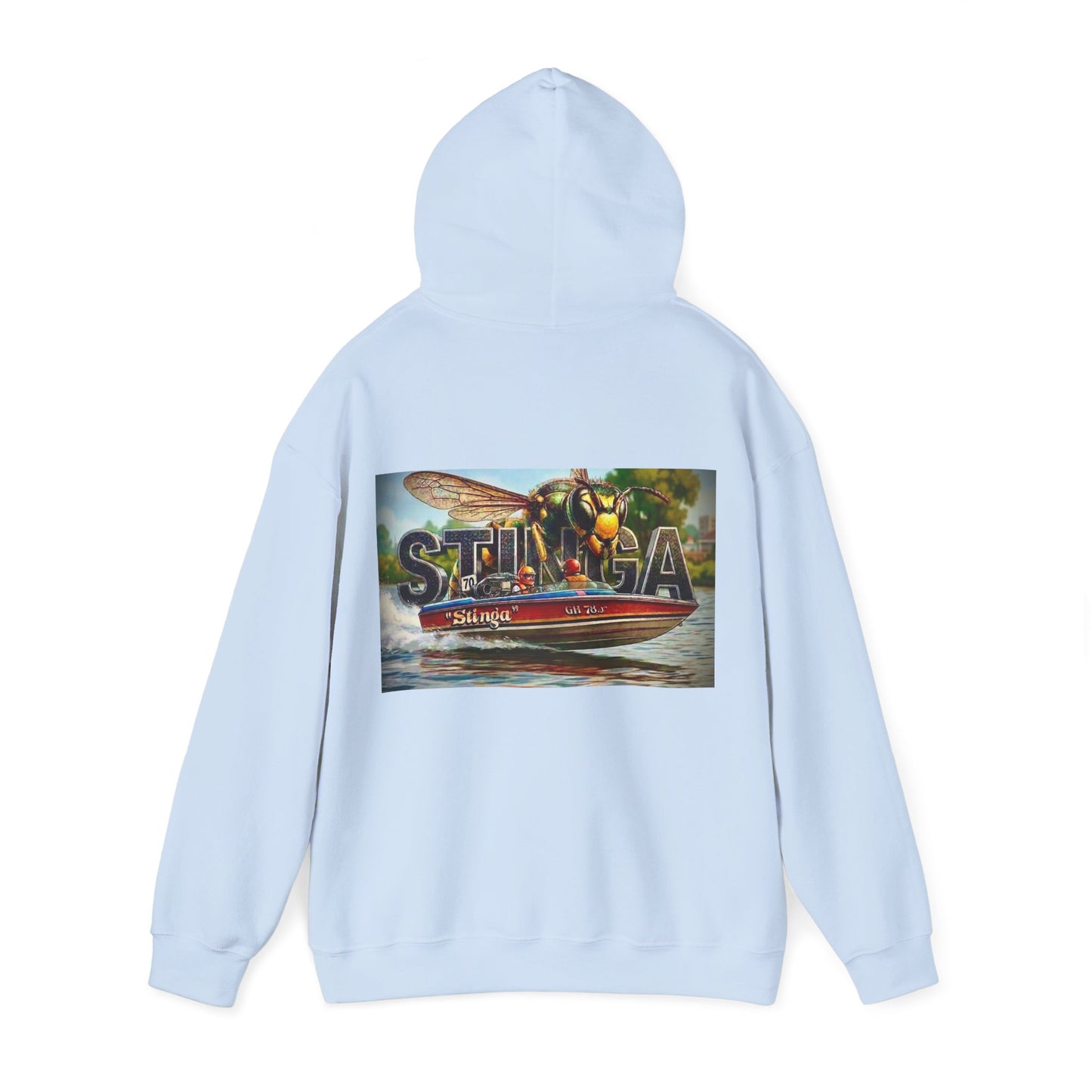 Copy of Copy of The Tribute Range - STINGA Australian Water Ski Racing Hoodie. Bad Lad Oz has paid homage to the iconic STINGA with our Tribute Collection
