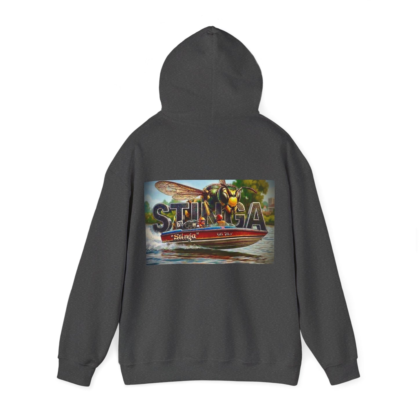 Copy of Copy of The Tribute Range - STINGA Australian Water Ski Racing Hoodie. Bad Lad Oz has paid homage to the iconic STINGA with our Tribute Collection