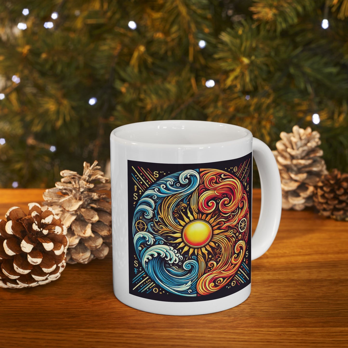 Bad Lad Oz Sun Water Wave Mug