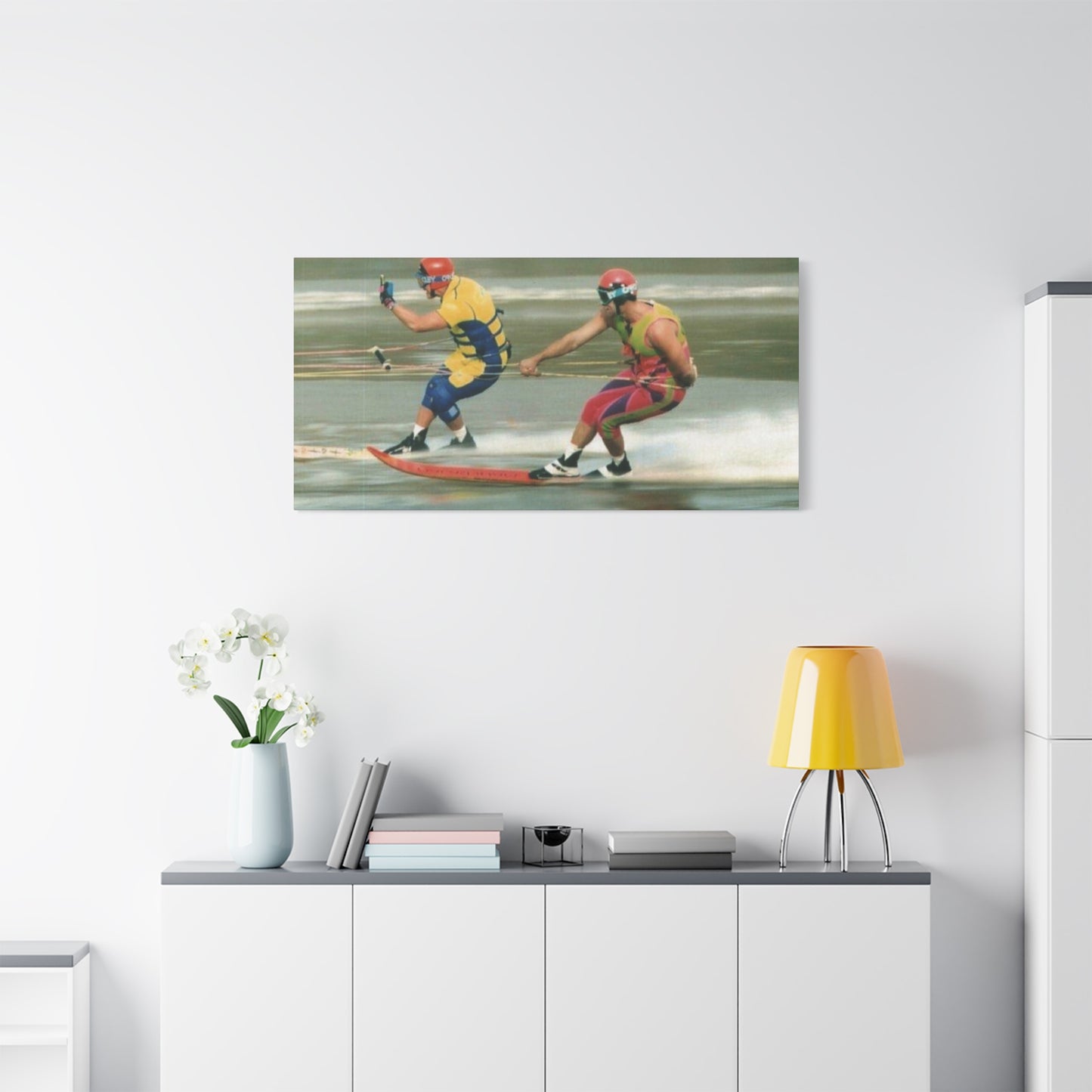The Bird Water Skiing Canvas Wall Art