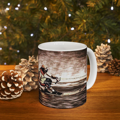 Iconic Down Low Water Ski Racing Mug