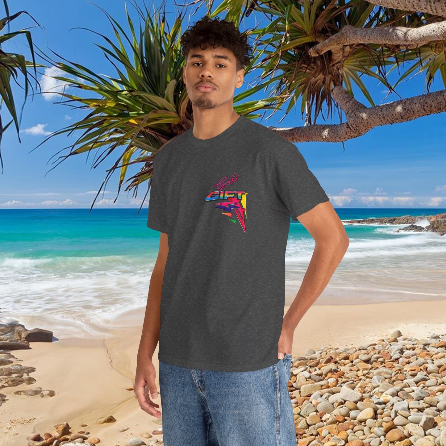 LIMITTED ADDITION Gods Gift Front & Back Waterski Racing Tribute Tee | Twin Turbo Old School Aussie Champion Game Changer