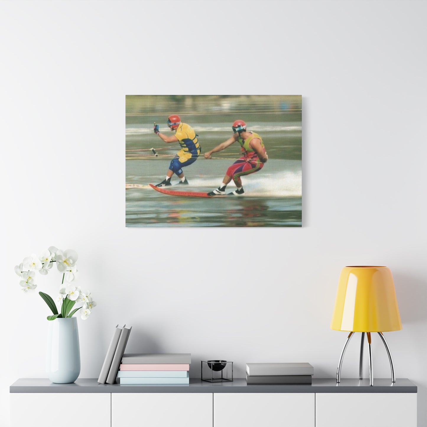 The Bird Water Skiing Canvas Wall Art