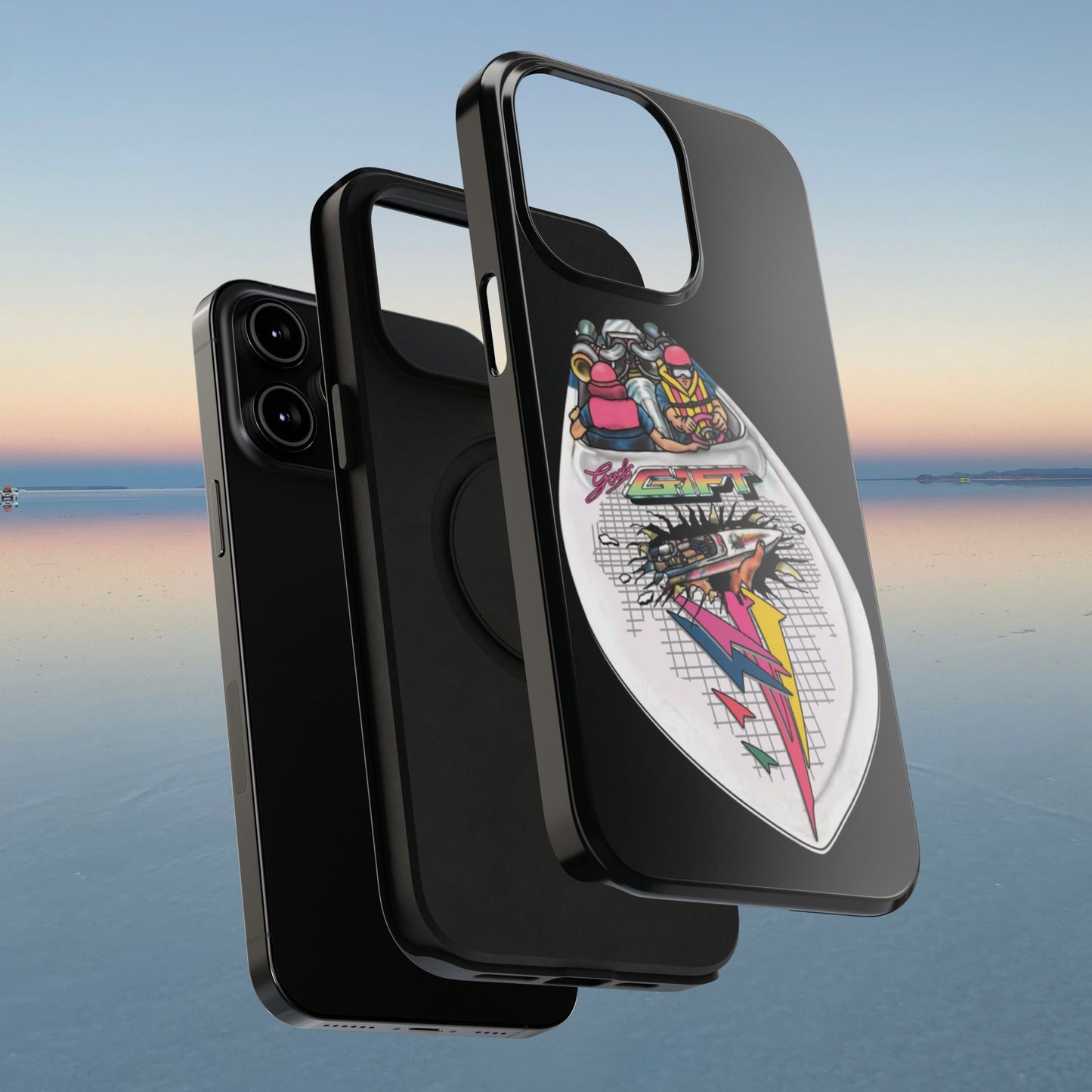 Australian Water Ski Racing Impact Resistant Gods Gift Tribute Phone Cover